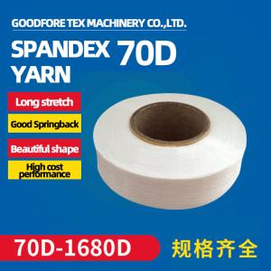 China 70D Spandex Filament Materials Coated Yarn Webbing Sanitary Care Industry factory