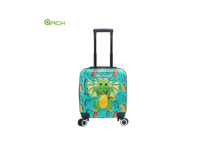 Manufacturer ABS+PC Hard Sided Luggage for Children with dragon style
