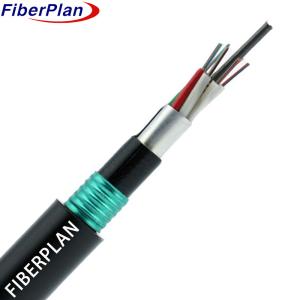 China GYTA53 Outdoor Fiber Optic Direct Burial Cable Layer Loose Tube factory