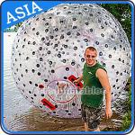 Water Games Used Pvc Inflatable Zorb With Color Dots For Children