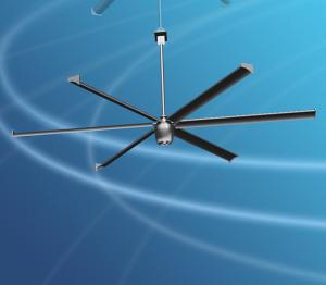 China Aipukeji BLDC Ceiling Fan 8 - 16ft DC Motor Ceiling Fan ADF42 For Sports Arenas factory