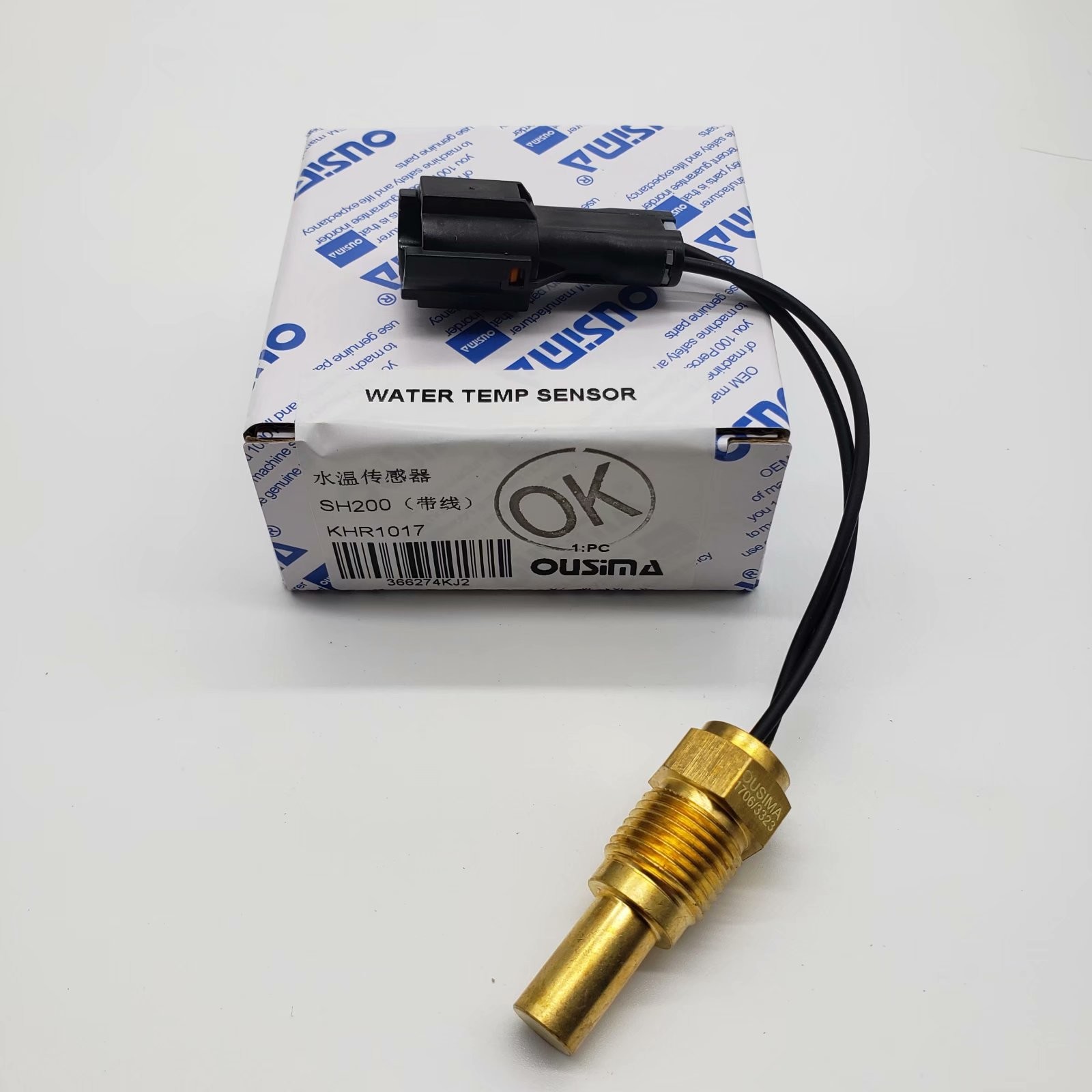 OUSIMA Water Temperature Sensor KHR1017 For SUMITOMO Excavator SH210-3 SH200 SH200A3 SH235 SH120 SH120A3 SH240A3