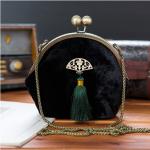 Accessories, Vintage Handbag, Velvet Handbag, Vintage Purse, Victorian,