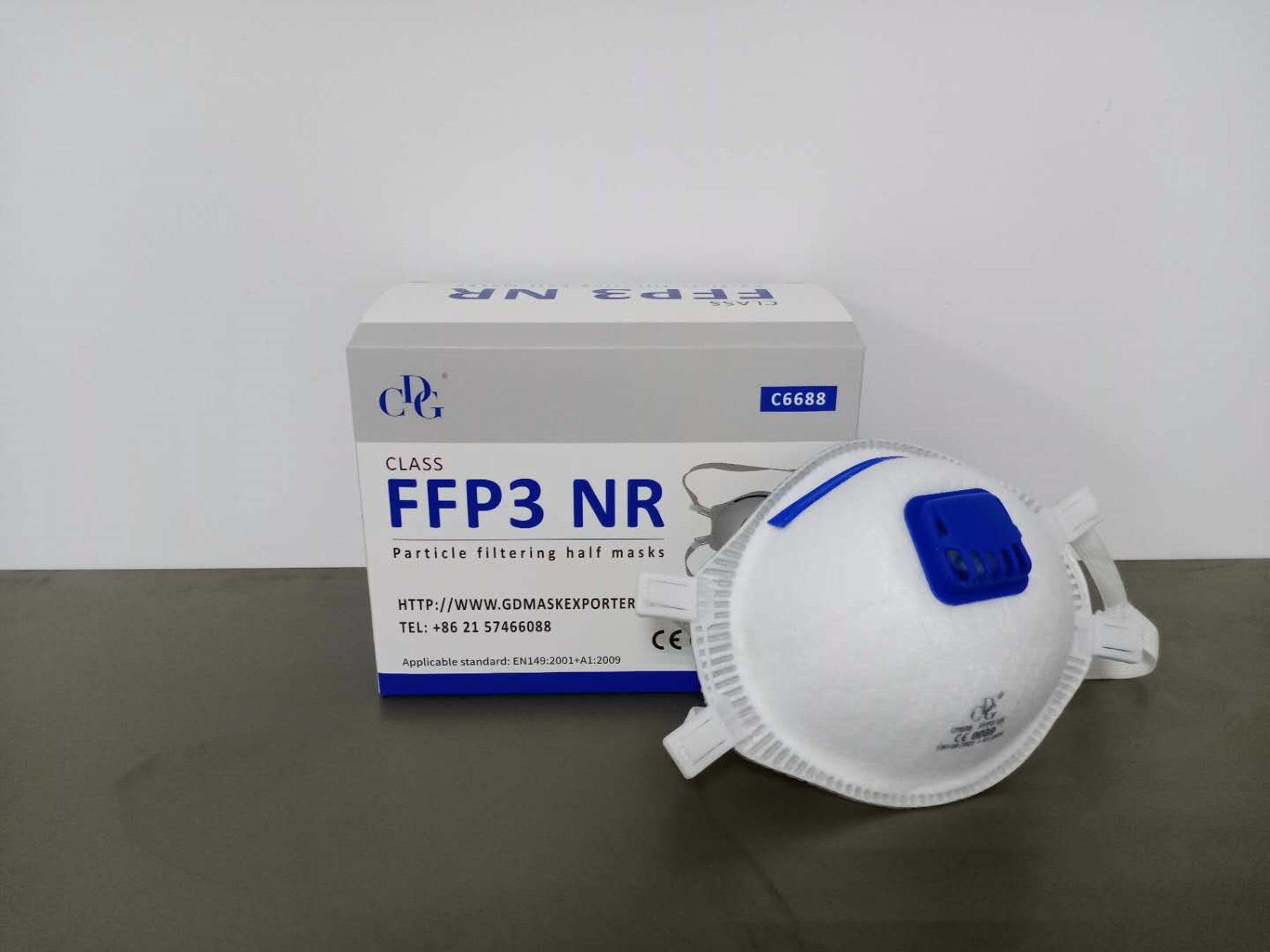 FFP3 Disposable Mask FFP3 with exhalation valve Dust Mask