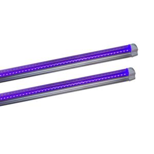 China Ultraviolet Purple 365nm UV LED Tube 600mm 900mm 1200mm T8 T5 Lamp factory