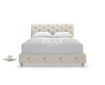 Modern Bedroom Furniture Simple Design Wooden King Size Sleigh Bed