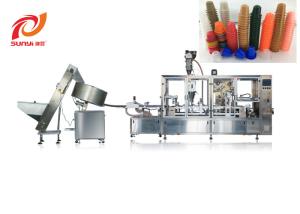 China Sunyi new generation entry level big capacity biodegradable coffee capsule filling and sealing machine factory