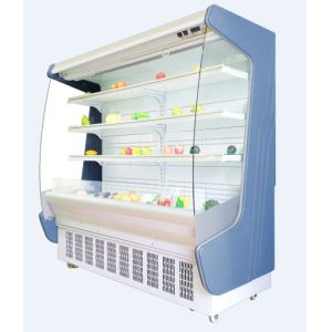 Remote System Multideck Open Chiller / Beverage Refrigerator Showcase
