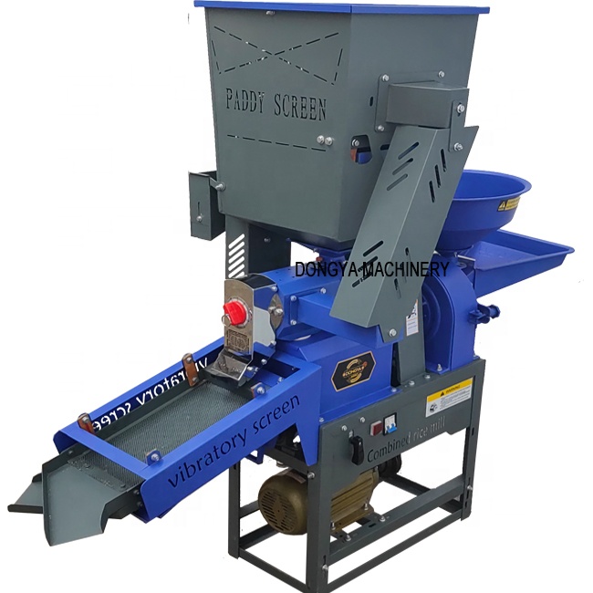 DONGYA AGRO Vibratory Screen 5 in 1 Rice Mill Latest Design with Winnowing
