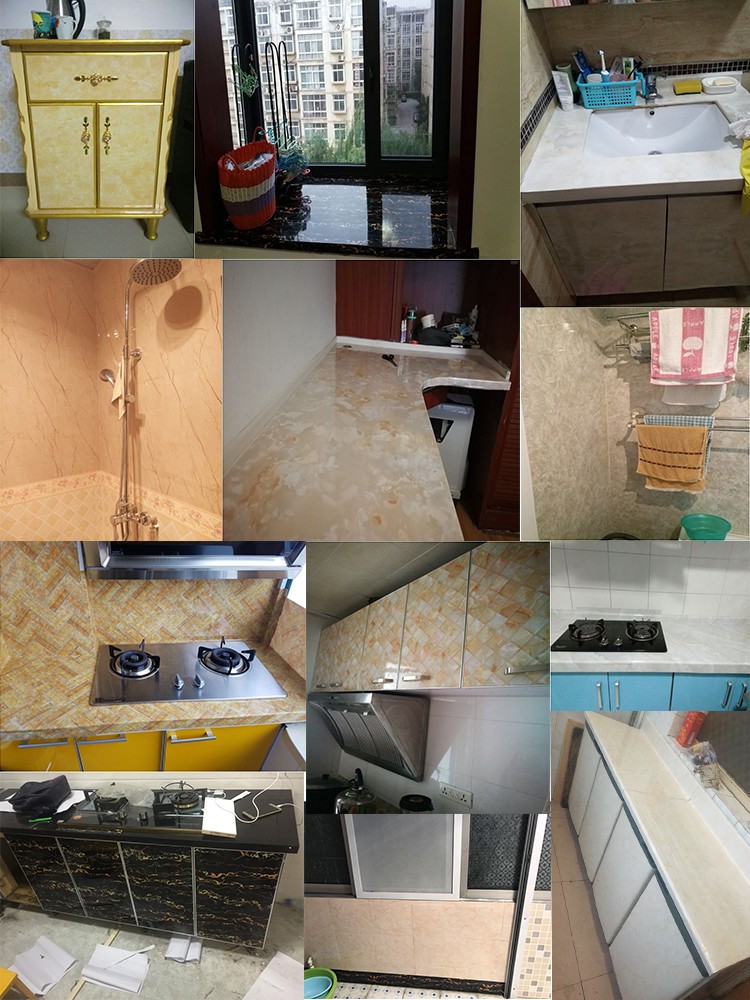 Administration Fire-proof Self adhesive Wall Wallpaper for Kitchen/Bathroom Decoration and Anti-Static Function