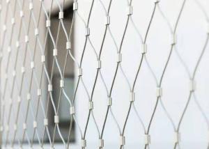 China SS316 Diamond Stainless Steel Cable Net OEM ODM For Stair Railings factory