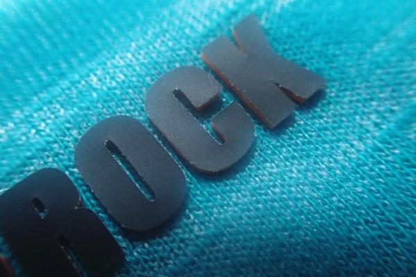 Ironed Onto Garments Custom Cloth Badges , Embossed TPU Labels