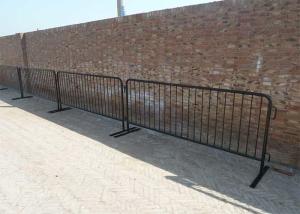 China H1.5m Metal Crowd Control Barriers Powder Coated Steel Pedestrian Barriers factory