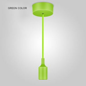 Colorful Silicone Pendant Light Socket