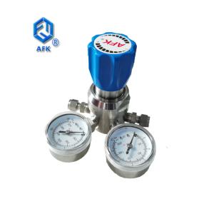 China 316L 600Psi Stainless Steel Pressure Regulator 1/4 Inch CE PTFE Valve factory
