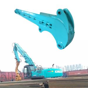 China OEM 11-20m Excavator Boom Pile Driving High Efficiency For PC400 CAT352 DX700 factory