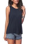 Plain Style Womens Racerback Tank Tops , Plus Size Racerback Tank Solid Color