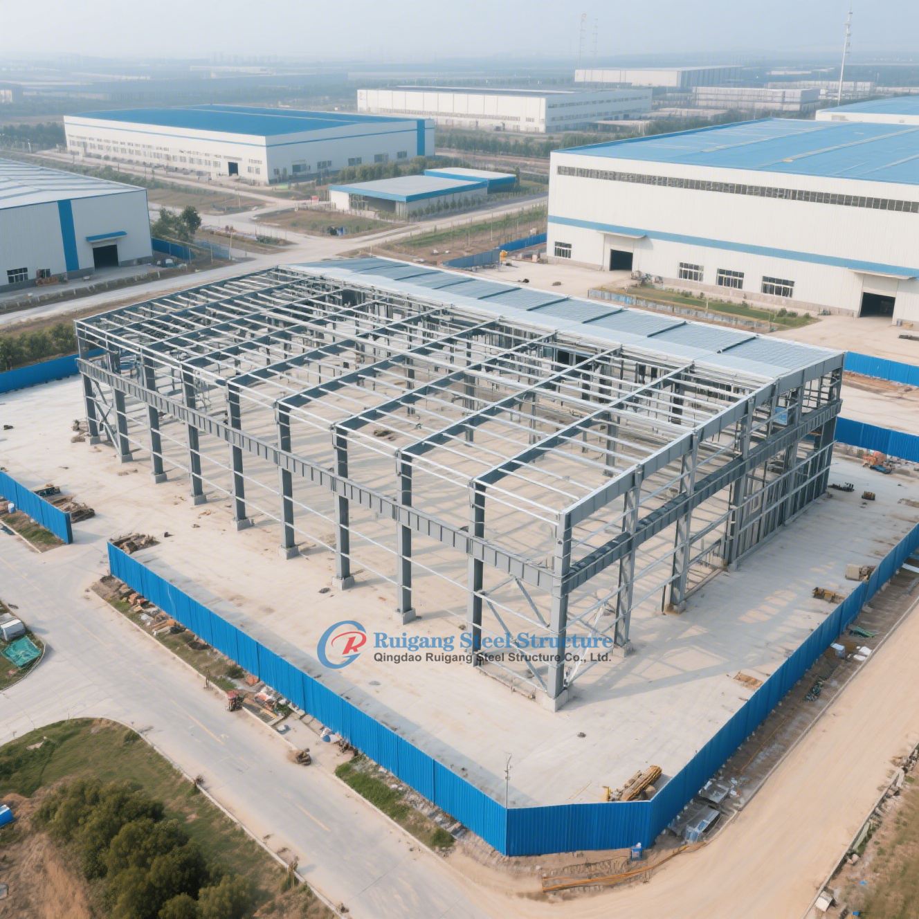 China Industrial Use With Custom Design Modular Prefabricated Steel Structure Building on sale