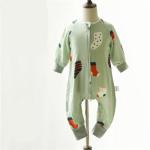 Cute Printing Cotton Muslin Sleep Sack Lightweight Healthy Baby Blankets Machine