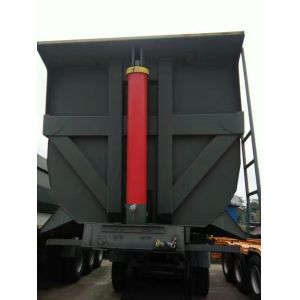 40 - 60 Tons Heavy Duty Semi Trailers Square U Shape Design Structure
