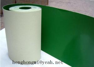 China Industrial Flexible Flat PVC Conveyor Belt Replacement 80-300N/mm factory