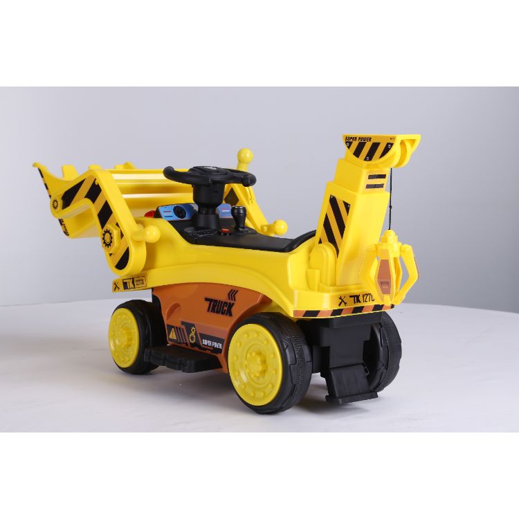 2022 Kids12v Ride On Bulldozer Outdoor Electric Digger Construction Vehicle For Kids