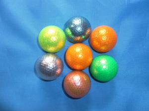 China metallic golf balls factory