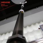 4.6m portable pneumatic telescopic mast light tower-inside wires-4x60W LED