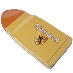 Yellow Geometry Pencil Tin Box Tinplate Containers For Stationery Packaging