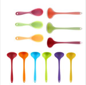 China Family Silicone Rice Spoon With Non Stick Rice Shovel Spoon Two Piece Set factory