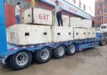 Self-dumping 30-60 Ton Lowbed Trailers 4-Axle Lowboy Semi Truck for Transportati