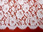 Eyelash Cord Lace Fabric for Wedding Dress