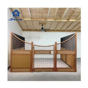 China Customized Horse Stable Stall Made Of Filling Bamboo Wood Type factory