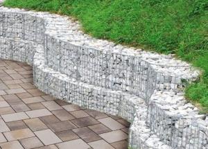 China High Durable Gabion Wire Mesh , Gabion Wall Construction 200x100x50cm Size factory