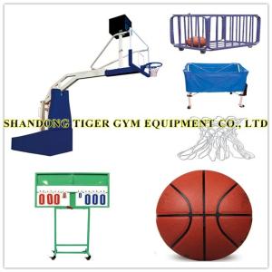 China Basketball Equipment Basketball Stand/Backboard/Hoop/Net/Suspended Substitution Cards/Cart/Scoreboard/ball factory