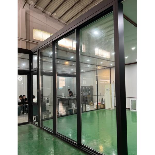 Door And Window Design Insulating Glass Aluminum Frame Sliding Door With