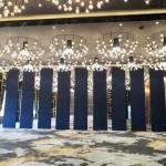 32-53db Soundproof Office Partition Wall Acoustic Wall Fabric With Sponge