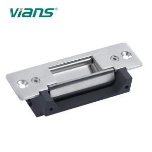 China Stainless Steel Fail Safe Electric Strike Gate Lock Short Panel For Wooden /Metal/ PVC Door factory