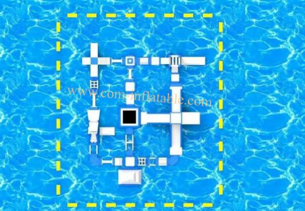 water park games mini water park giant inflatable floating water park inflatable