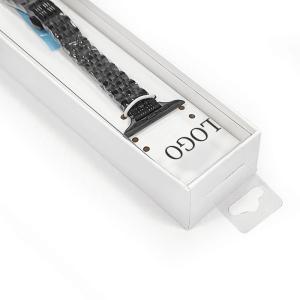 China Customized Logo Luxury Watch Strap Cardboard Packaging Box Long Watch Box Necklace Bracelet Watch Strap Gift Box factory