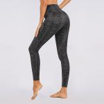 OEM Flatlock Stitching Snakeskin Print Workout Leggings stretchable yoga pants