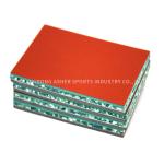 Silicon PU Vinyl Badminton Court Rubber Flooring Pitch Base UV Resistant