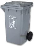 120L Foot pedal Side wheel Garbage Bin / Room Service Equipments Environment