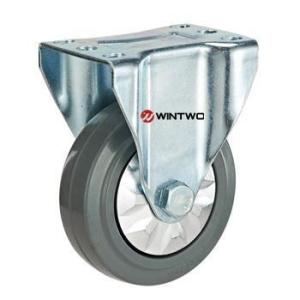 China Elastic TPR side brake castor factory