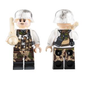China WW2 military weapon panzerfaus rocket soldier action winter German mini figure building block factory