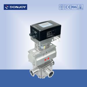 China Pneumatic three-way Ball Valve with intelligent positioner IL-TOP factory