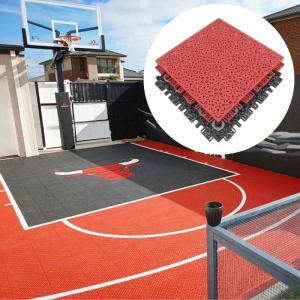 China Anti Slip PP Interlocking Sports Flooring Tiles For Multi Sport factory