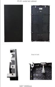 China P3.91 Indoor Rental LED Display , Indoor Full Color Led Display 14-16 Bit Grey Scale factory