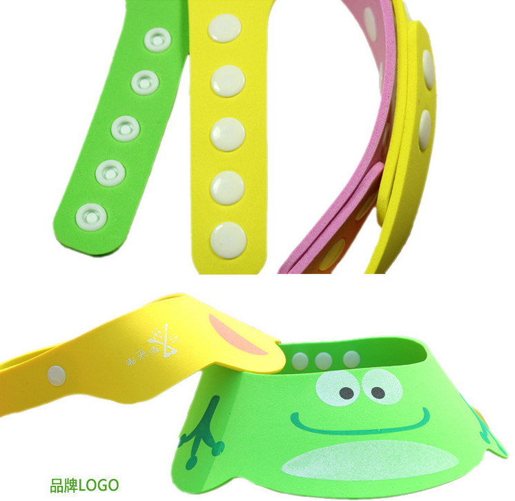 Thickened Children Baby Shampoo Shower Cap , Cartoon Adjustable Shower Cap