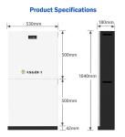 51.2V 300Ah 15kwh Lithium Ion LiFePO4 Battery Pack Energy Storage Solar Batterie